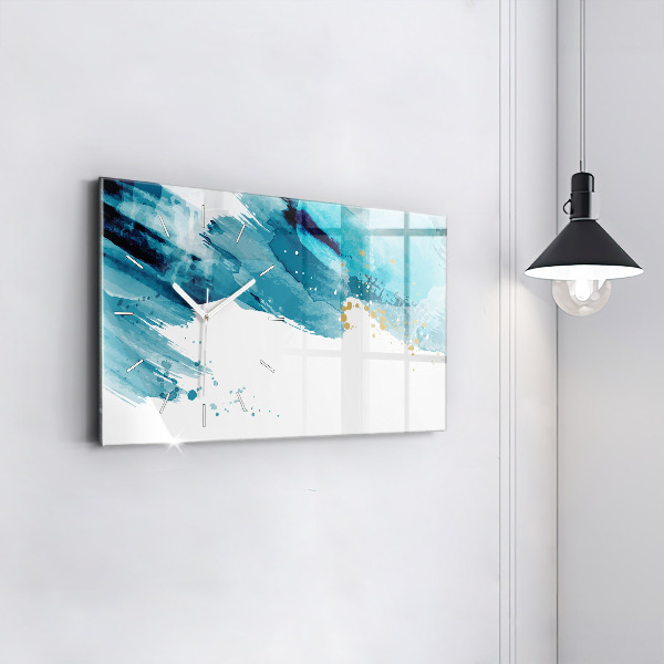 Reloj horizontal Pinceladas