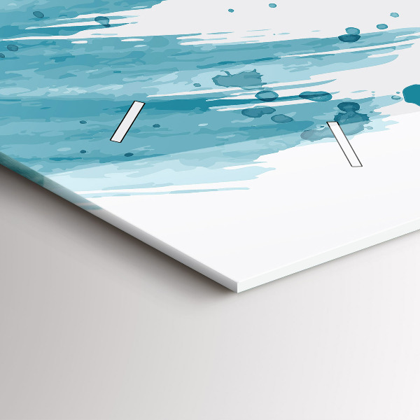 Reloj horizontal Pinceladas