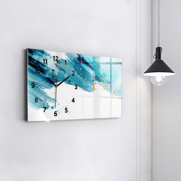 Reloj horizontal Pinceladas