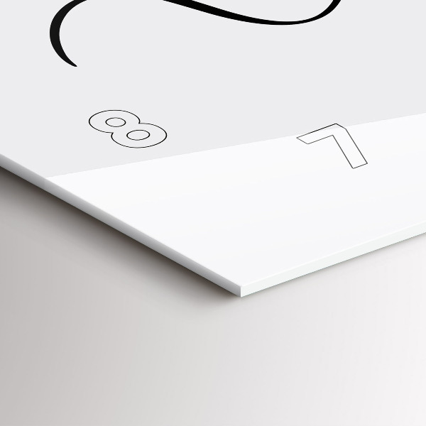 Reloj horizontal Inscripción de recuerdos