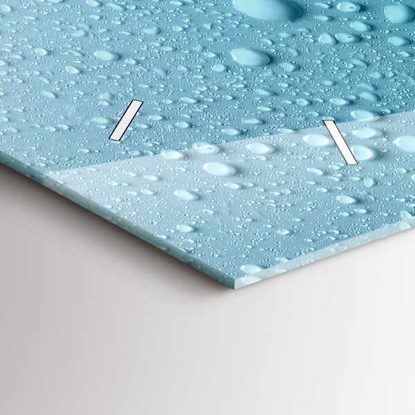 Reloj horizontal Gotas de agua