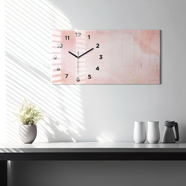 Reloj horizontal Canica rosa