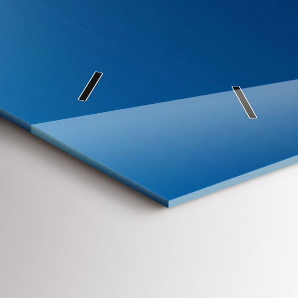 Reloj de cristal horizontal Abstracción ornamental