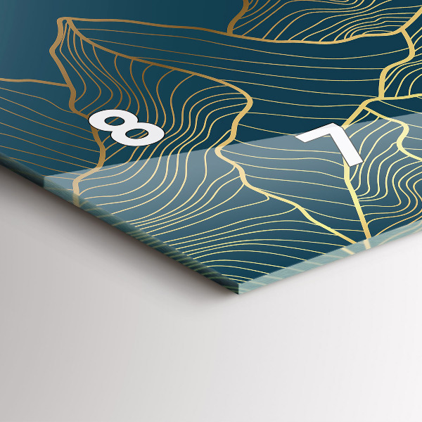 Reloj horizontal Bosquejo de montañas