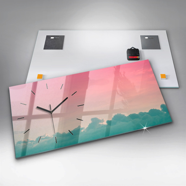 Reloj horizontal Cielo degradado