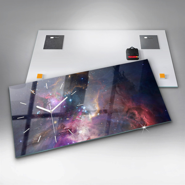 Reloj horizontal Mundo galaxia