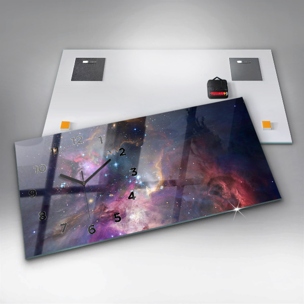 Reloj horizontal Mundo galaxia