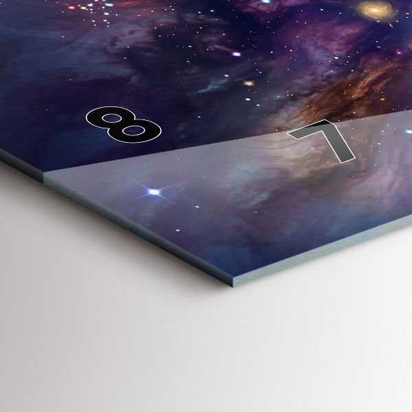 Reloj horizontal Mundo galaxia