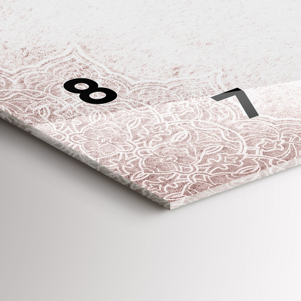 Reloj horizontal Patrón decorativo