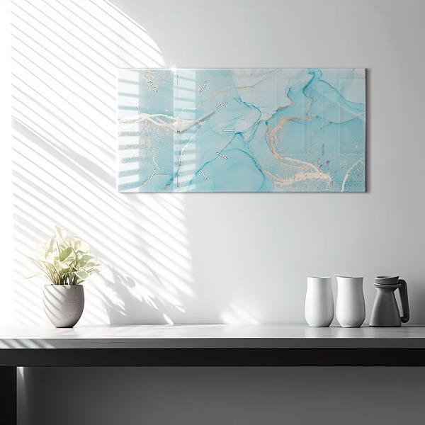 Reloj horizontal Mármol decorativo