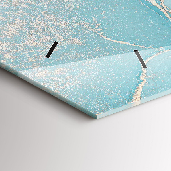 Reloj horizontal Mármol decorativo