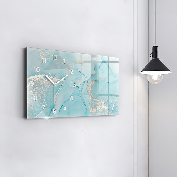 Reloj horizontal Mármol decorativo