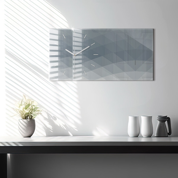 Reloj horizontal Abstracción de olas