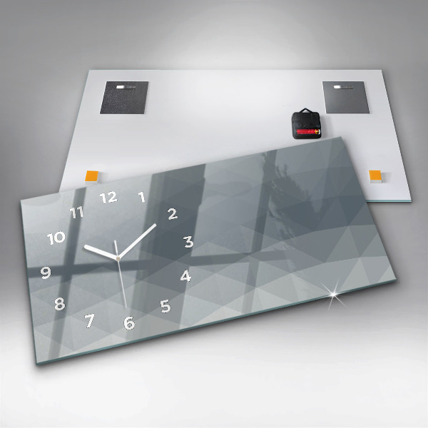 Reloj horizontal Abstracción de olas