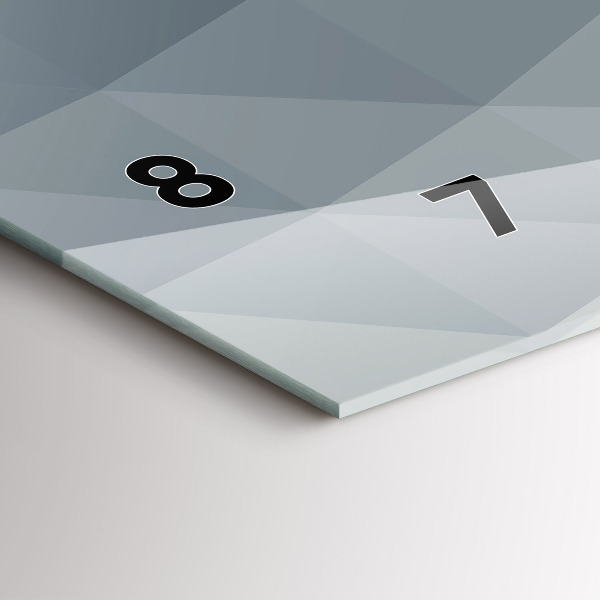 Reloj horizontal Abstracción de olas