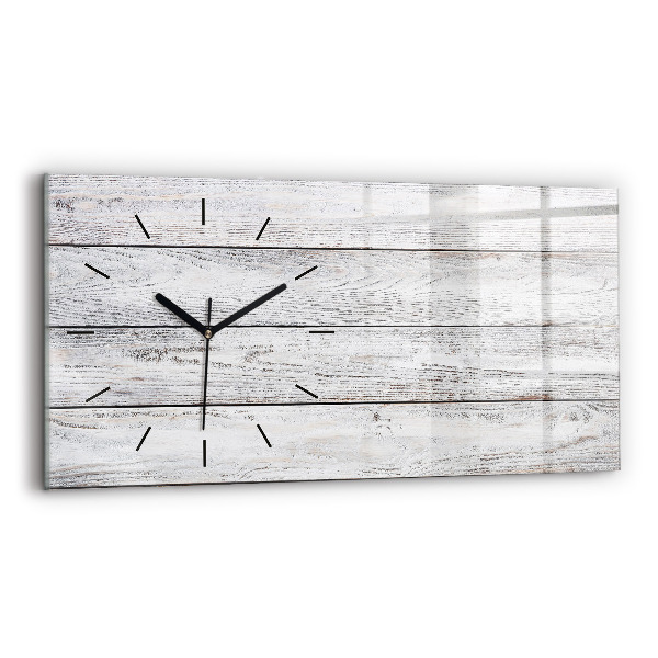 Reloj de cristal horizontal Tablas pintadas