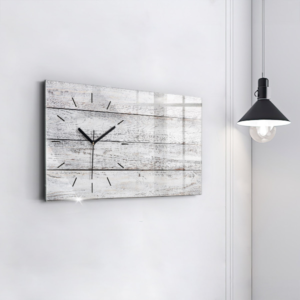 Reloj de cristal horizontal Tablas pintadas