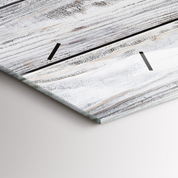 Reloj de cristal horizontal Tablas pintadas