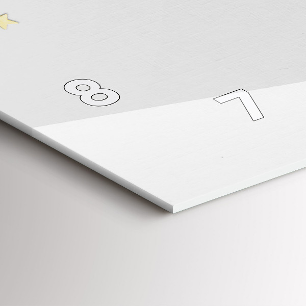 Reloj horizontal Estrellas