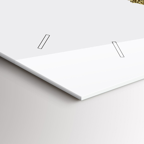 Reloj de cristal horizontal Mapamundi