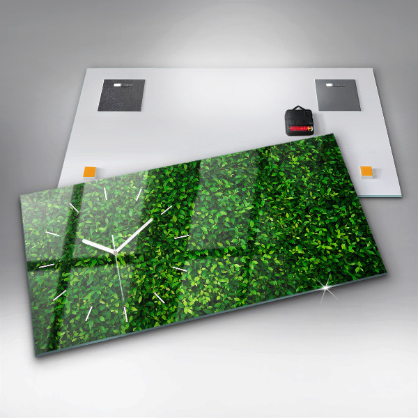 Reloj horizontal Hojas de seto