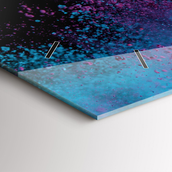 Reloj horizontal Explosión de colores