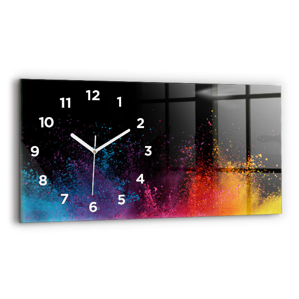 Reloj horizontal Explosión de colores