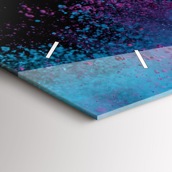 Reloj horizontal Explosión de colores