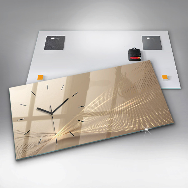 Reloj horizontal Luz abstracta