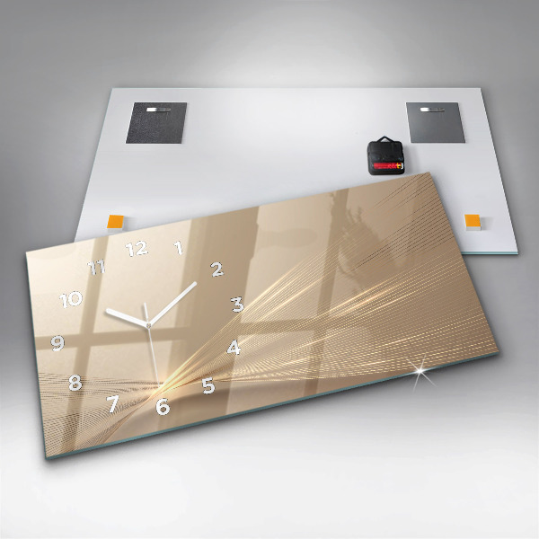 Reloj horizontal Luz abstracta