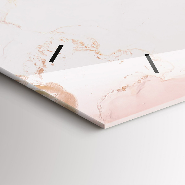 Reloj de cristal horizontal Imagen abstracta