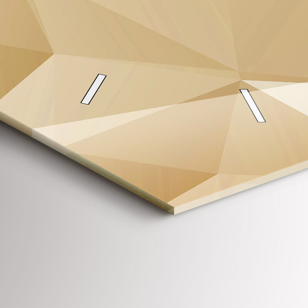 Reloj horizontal Triángulos abstractos