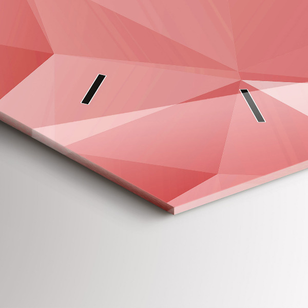 Reloj horizontal Triángulos abstracto