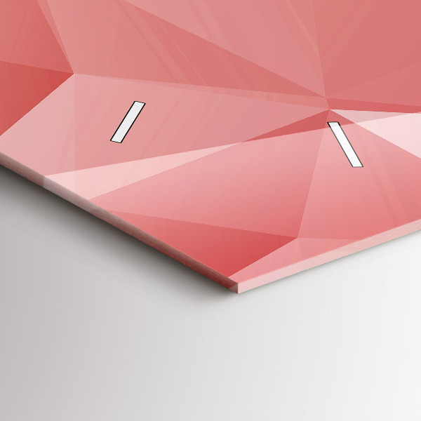 Reloj horizontal Triángulos abstracto