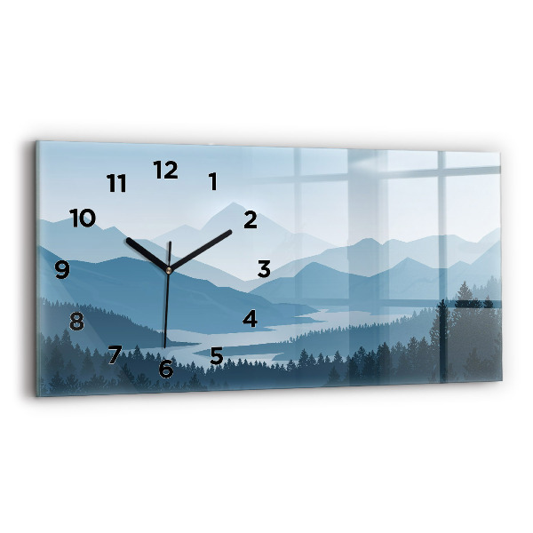 Reloj horizontal Paisaje montañoso