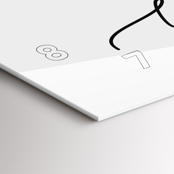 Reloj horizontal Inscripción sé tú mismo