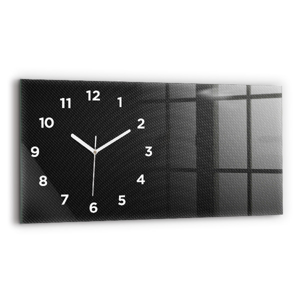 Reloj horizontal Abstracto oscuro