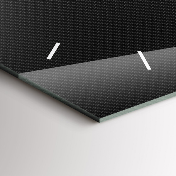 Reloj horizontal Abstracto oscuro