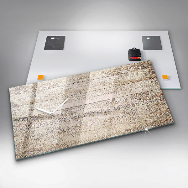 Reloj horizontal Paneles de madera