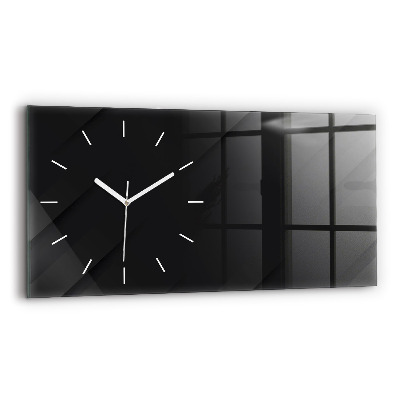 Reloj horizontal Pared oscura