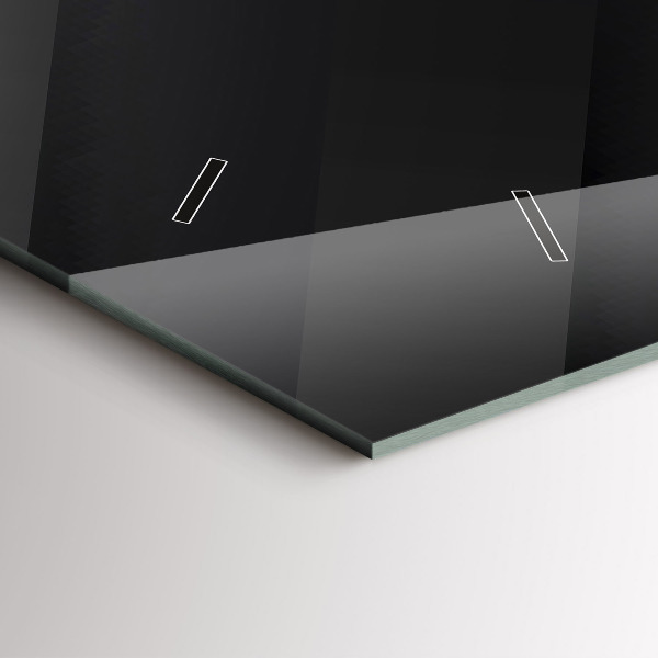 Reloj horizontal Pared oscura