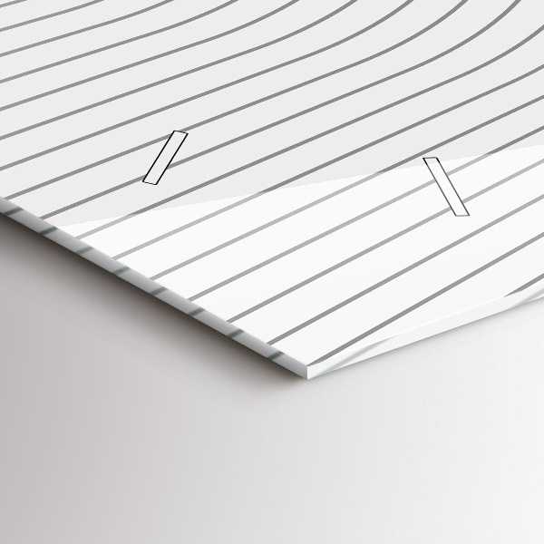 Reloj horizontal Líneas abstractas