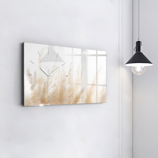 Reloj horizontal Grano abstracto