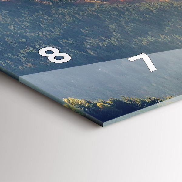 Reloj horizontal Paisaje de montaña