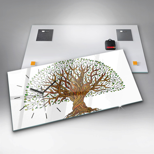 Reloj horizontal Raíces de árbol