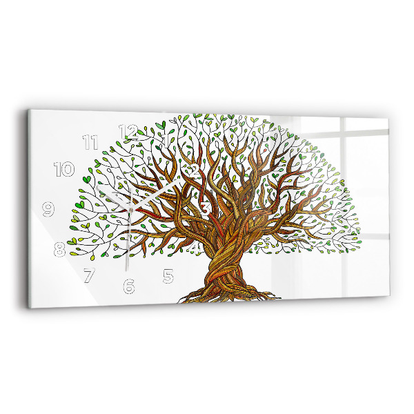 Reloj horizontal Raíces de árbol