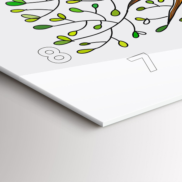 Reloj horizontal Raíces de árbol