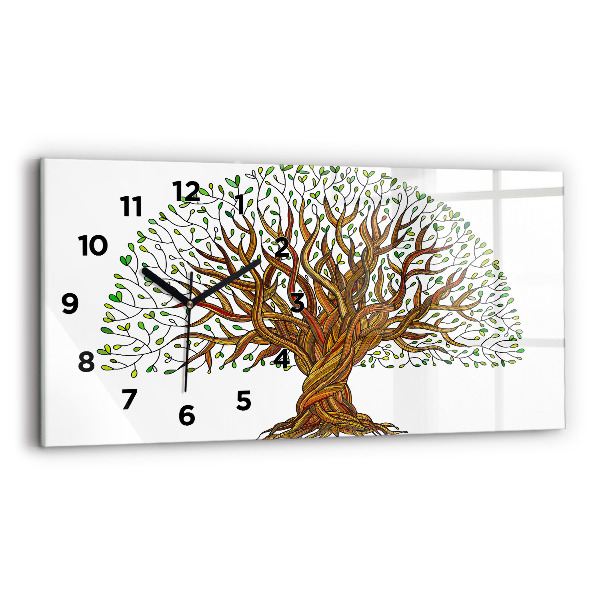Reloj horizontal Raíces de árbol