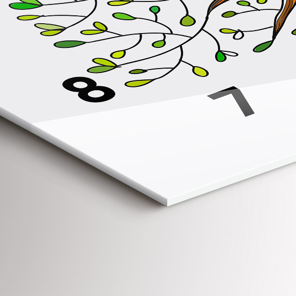 Reloj horizontal Raíces de árbol