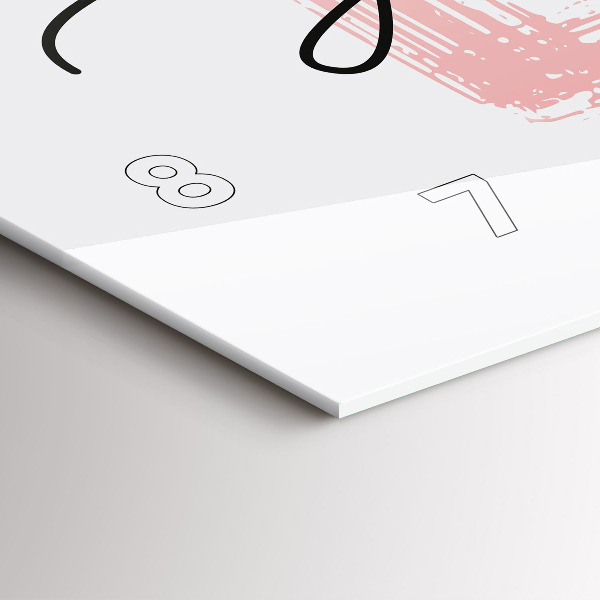 Reloj horizontal Inscripción ámate a ti mismo